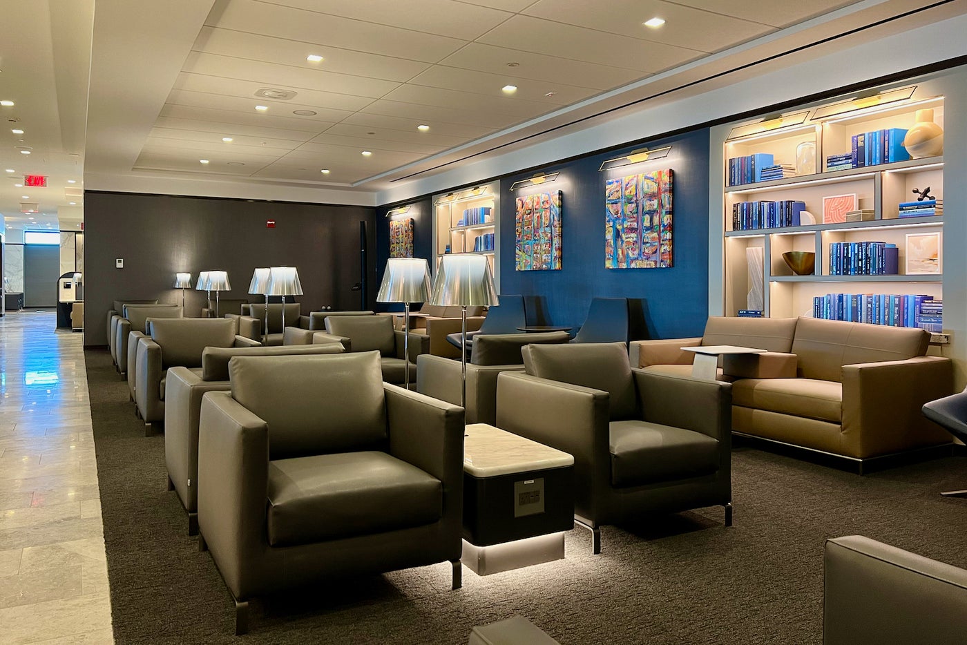 First look inside the new United Polaris Lounge in Washington Dulles