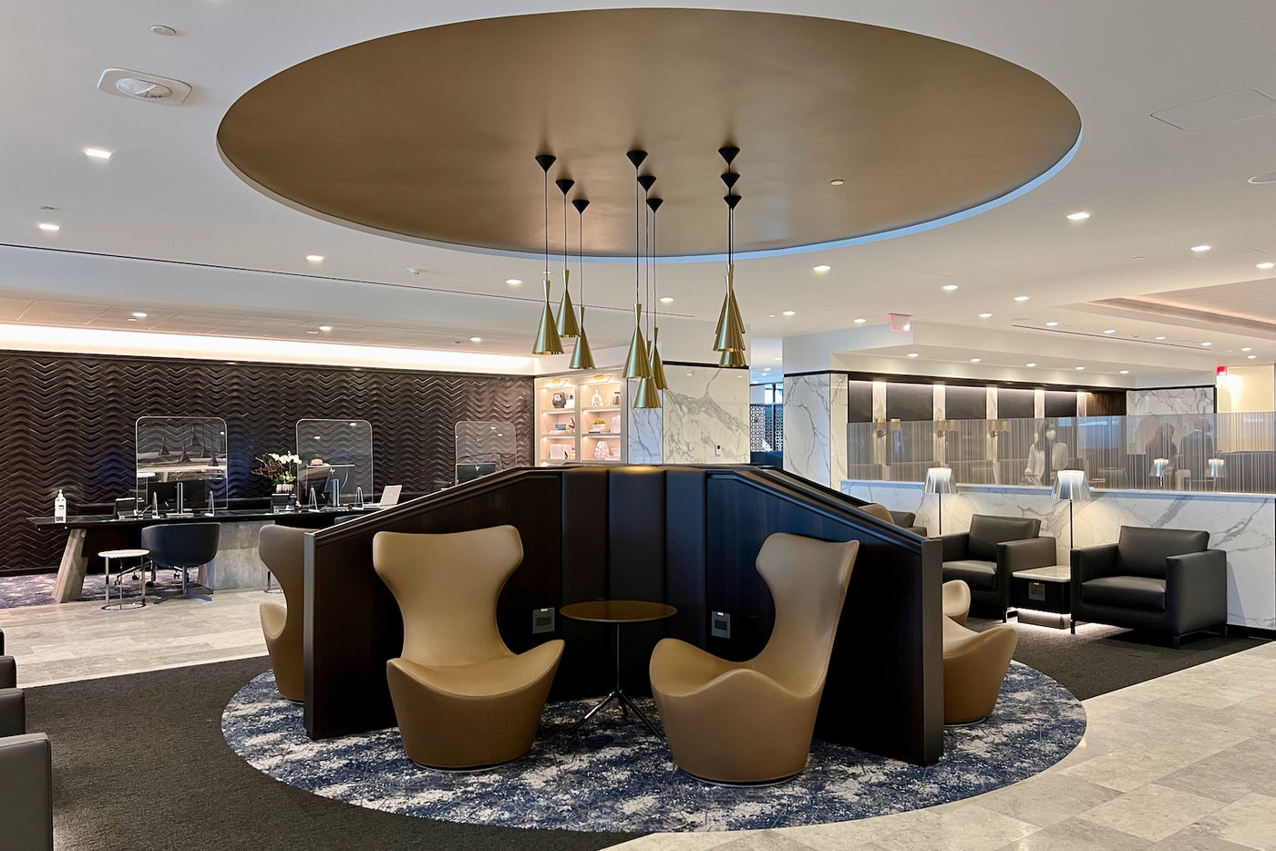 First look inside the new United Polaris Lounge in Washington Dulles