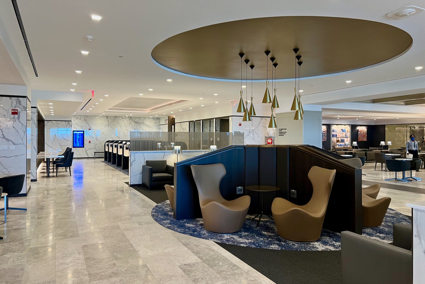 First look inside the new United Polaris Lounge in Washington Dulles