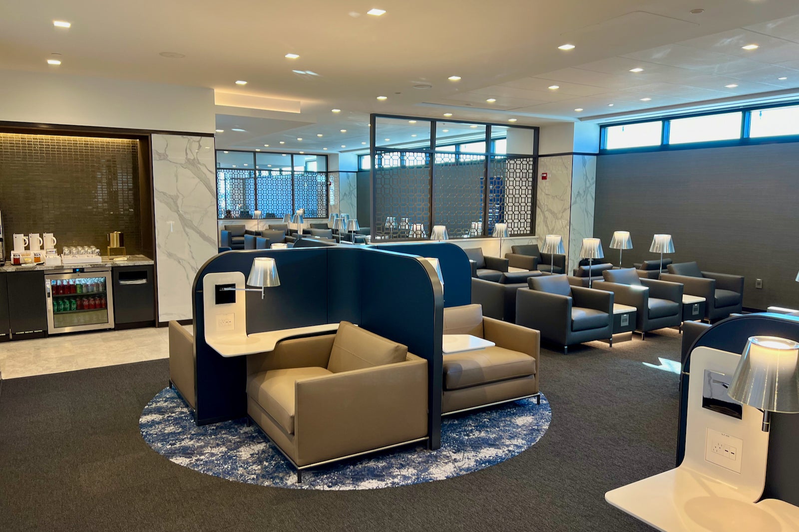 First look inside the new United Polaris Lounge in Washington Dulles