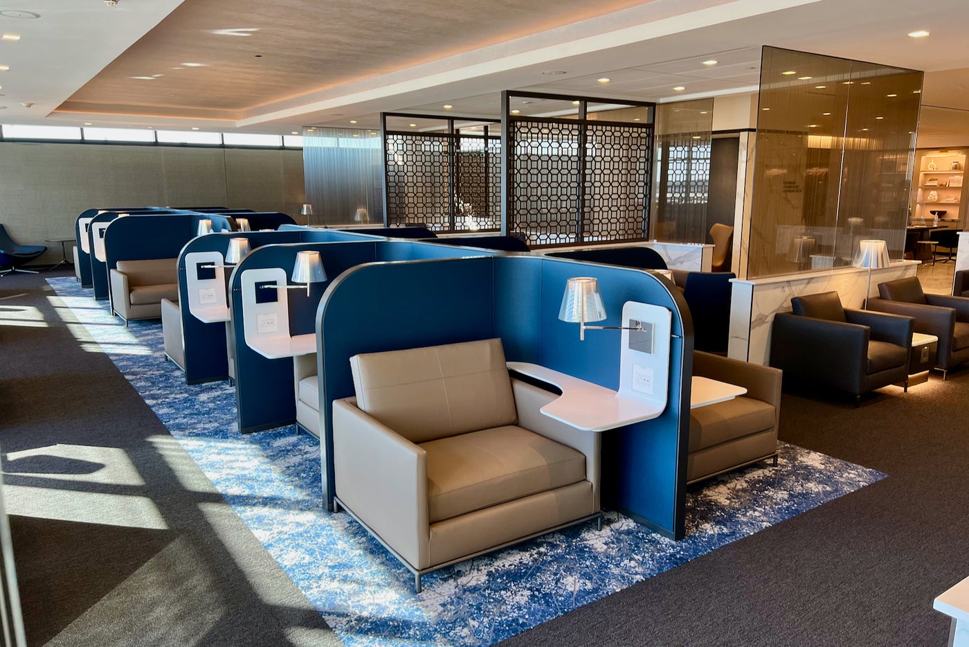 First look inside the new United Polaris Lounge in Washington Dulles