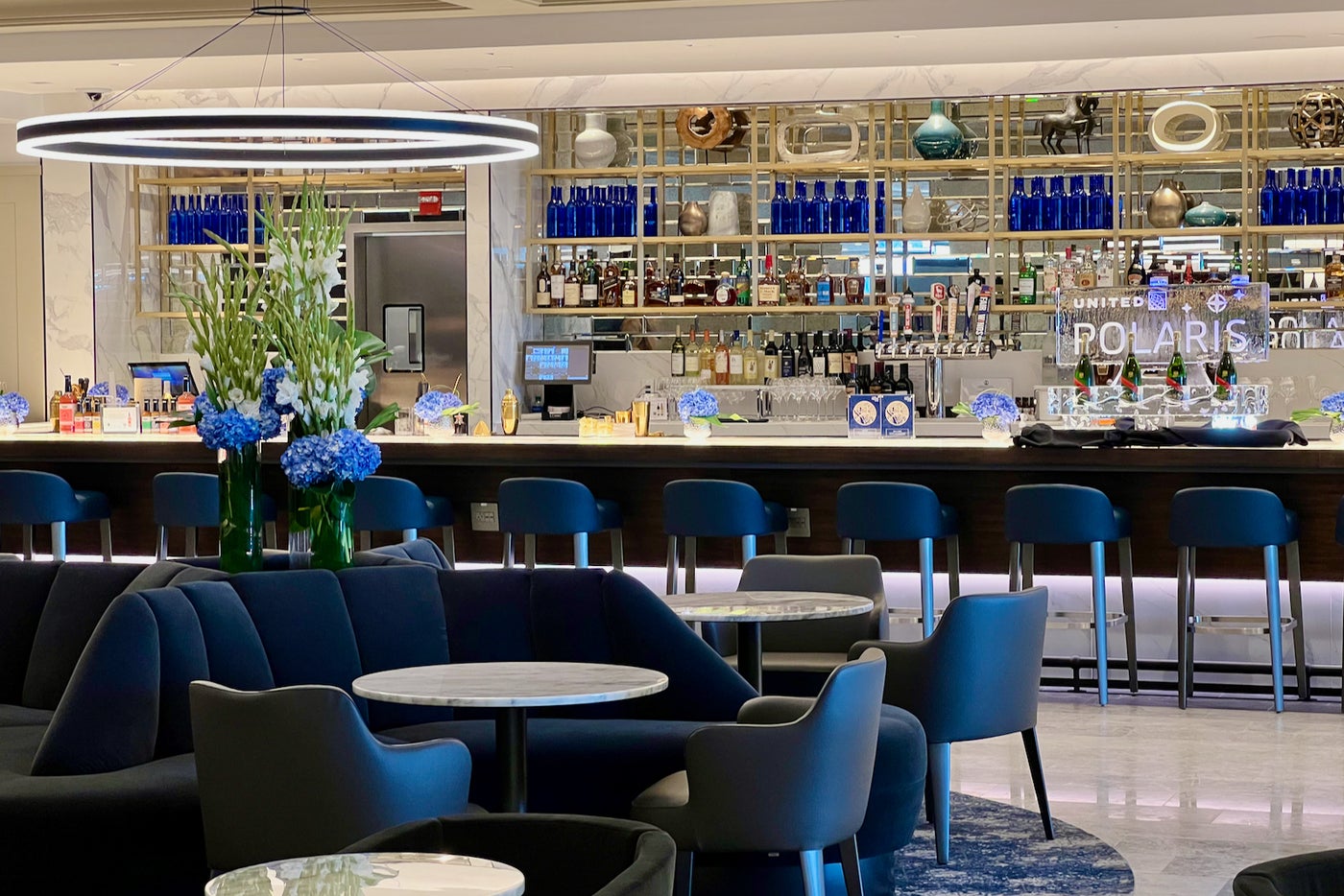 First look inside the new United Polaris Lounge in Washington Dulles