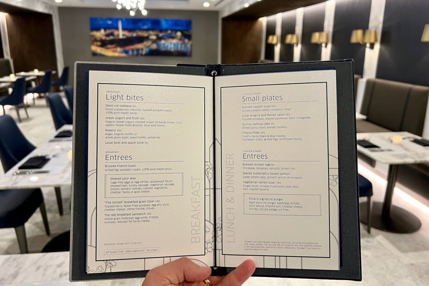 First look inside the new United Polaris Lounge in Washington Dulles
