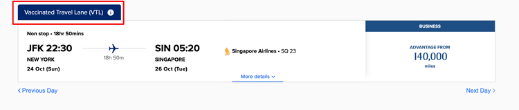 singapore airlines travel advisory to usa