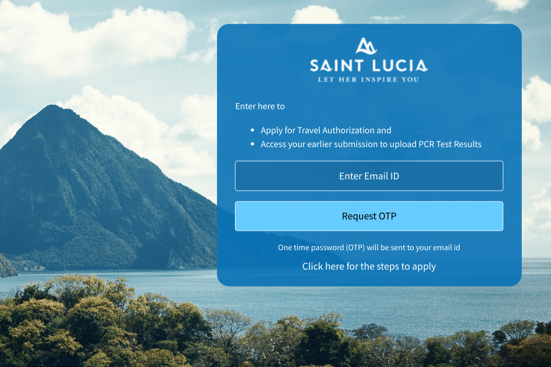 st lucia one time password
