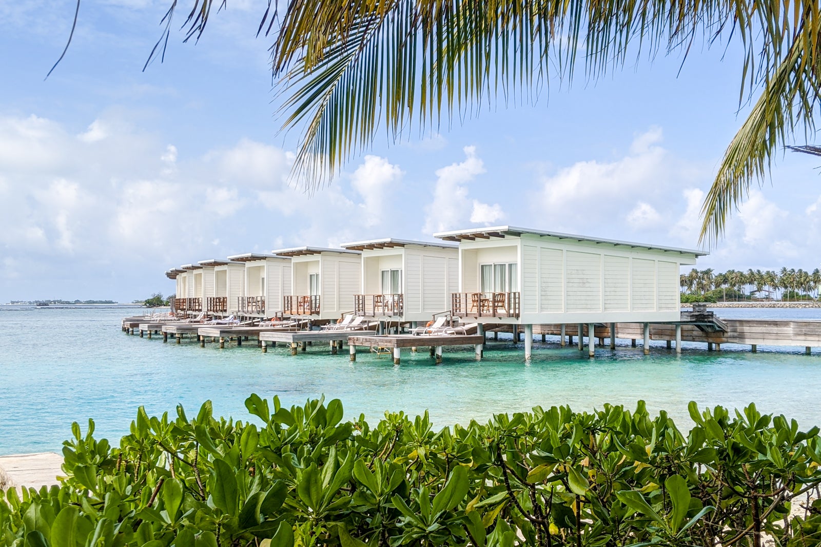 Lagoon view overwater villa at Holiday Inn Resort Kandooma Maldives