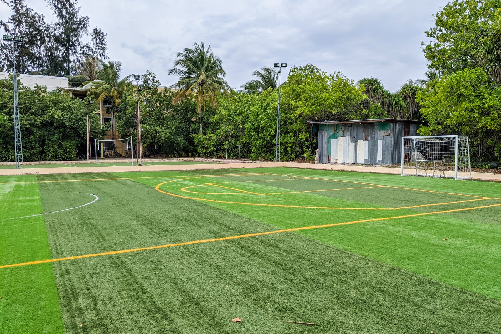 Staff soccer field