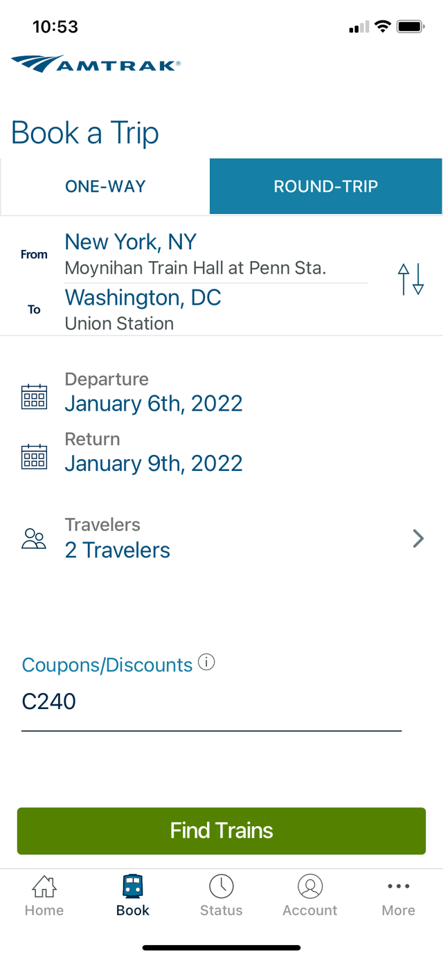 Deal alert Cyber Monday Amtrak sale buy one get one free for