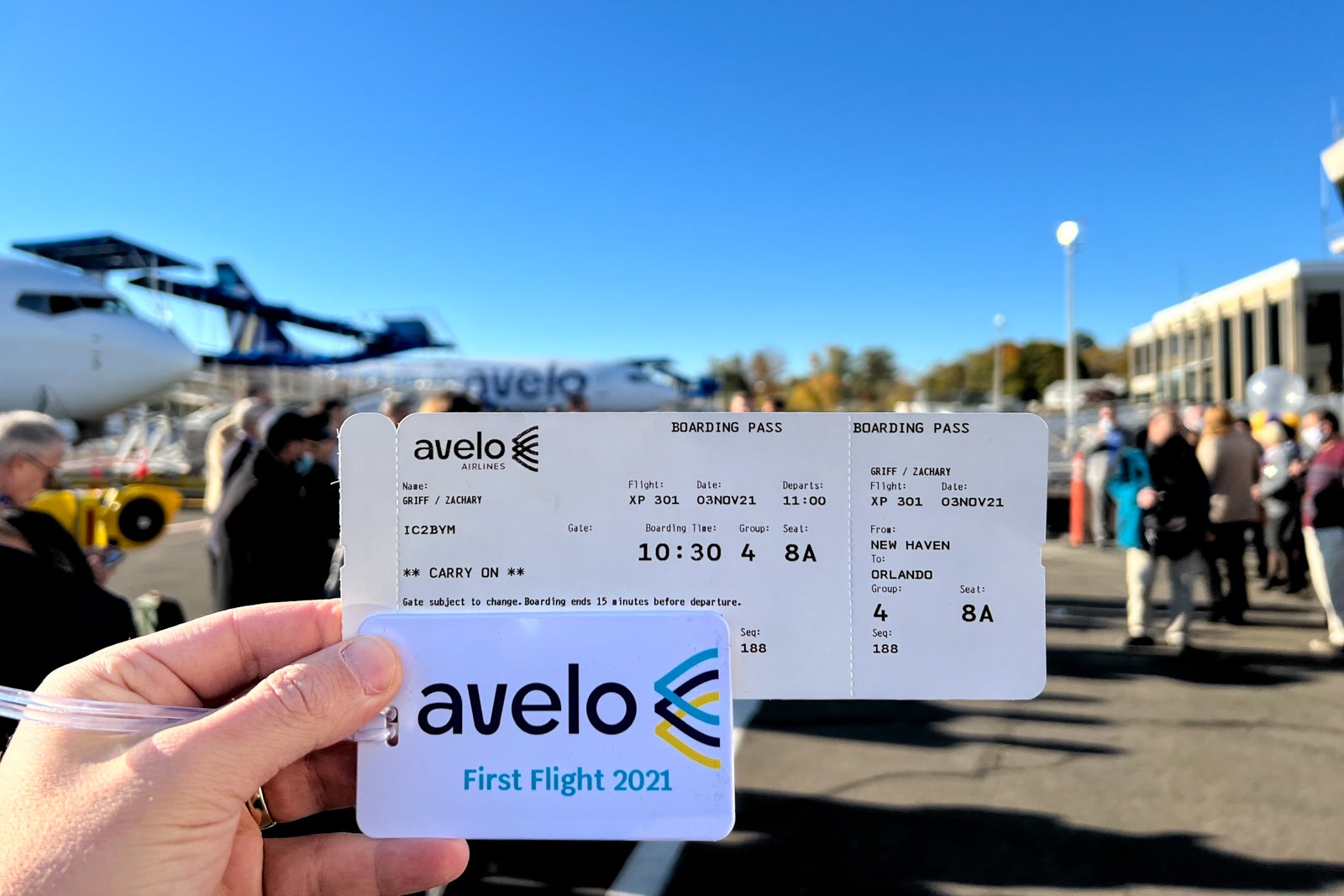 'It's surreal' What it was like on Avelo Airlines' inaugural East