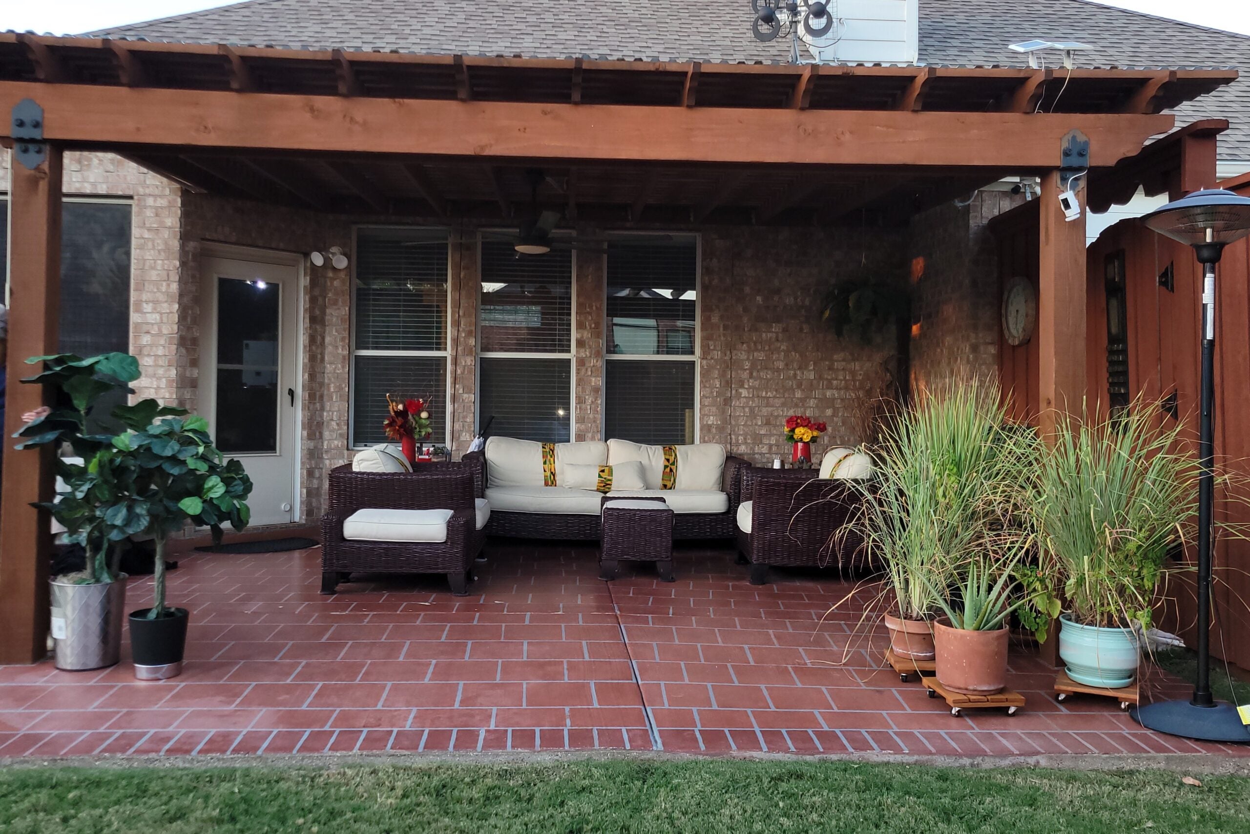 One TPG reader's new at-home patio