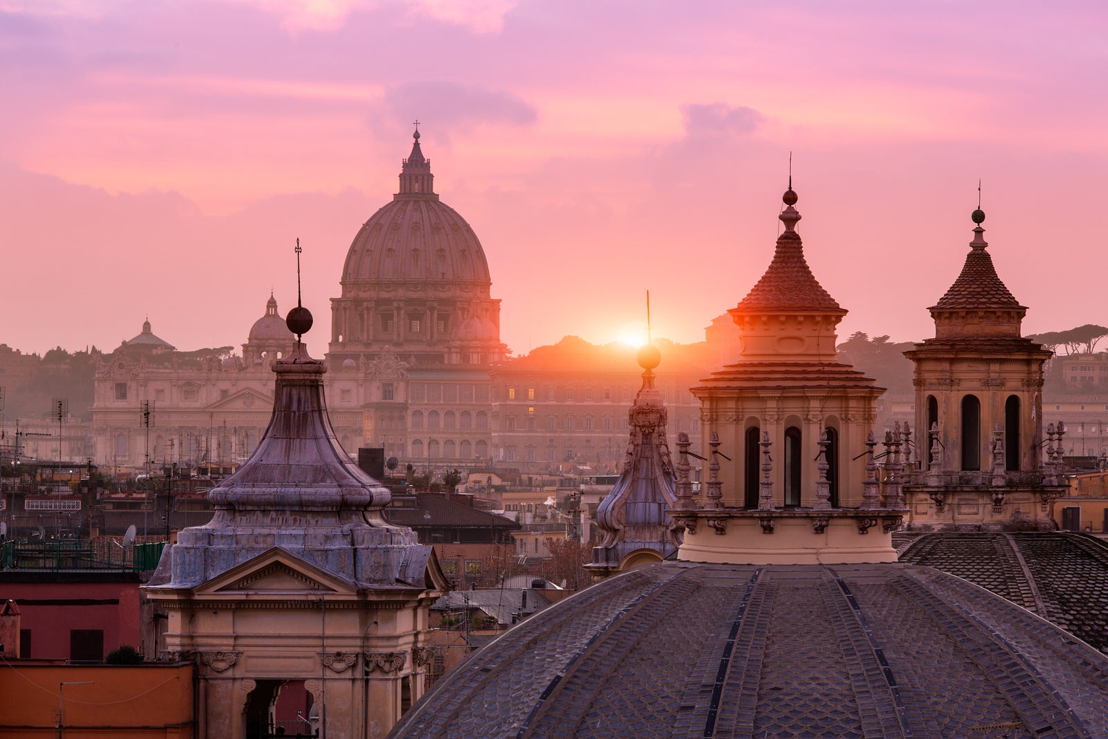 Rome sunset