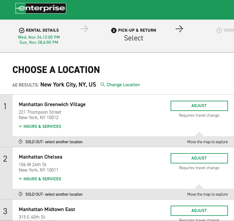 Here's why it might be too late to rent a car for the holidays The