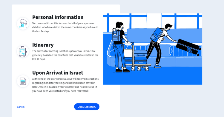 travel to israel vaccine requirements