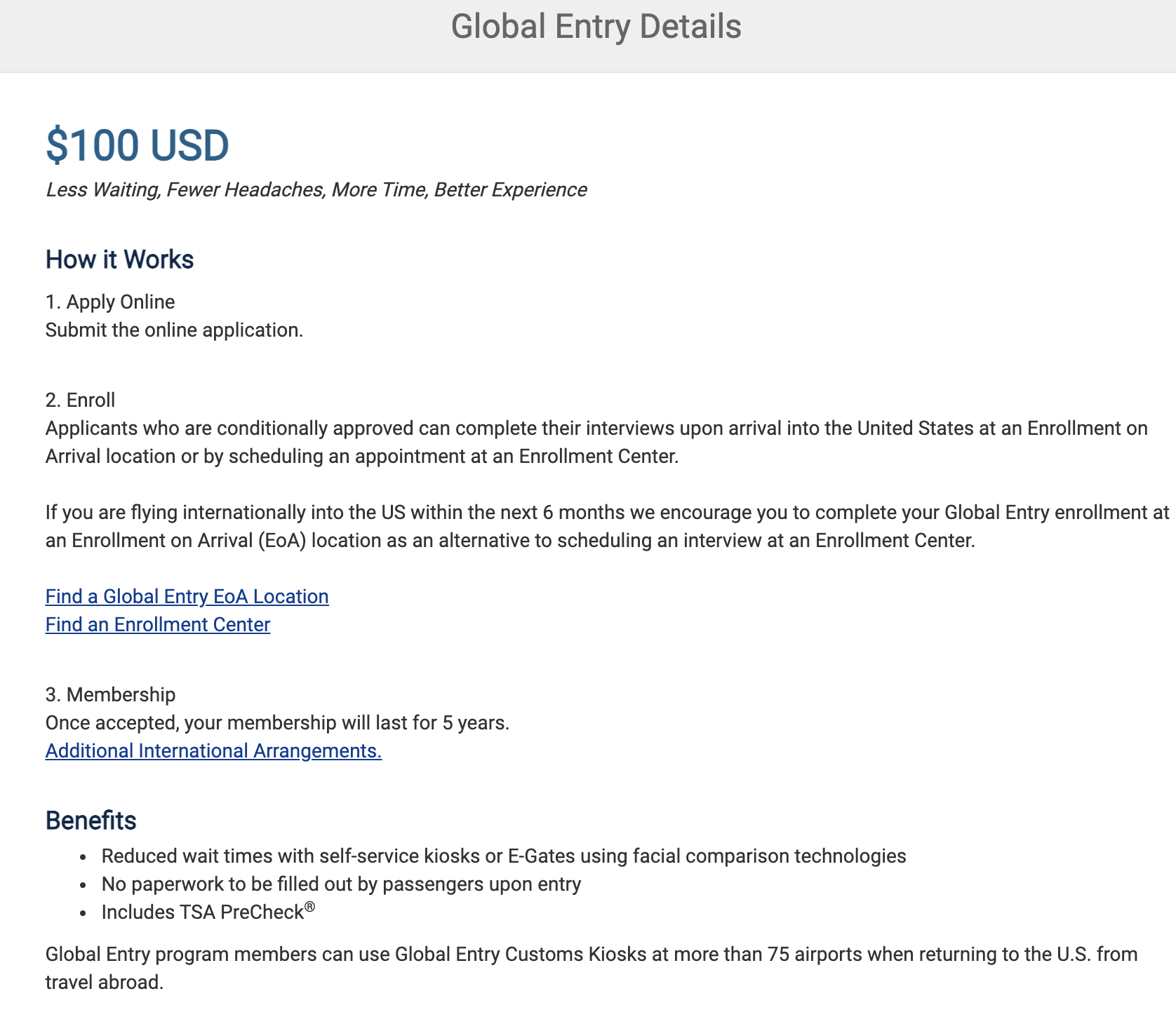 Where is Global Entry accepted? - The Points Guy