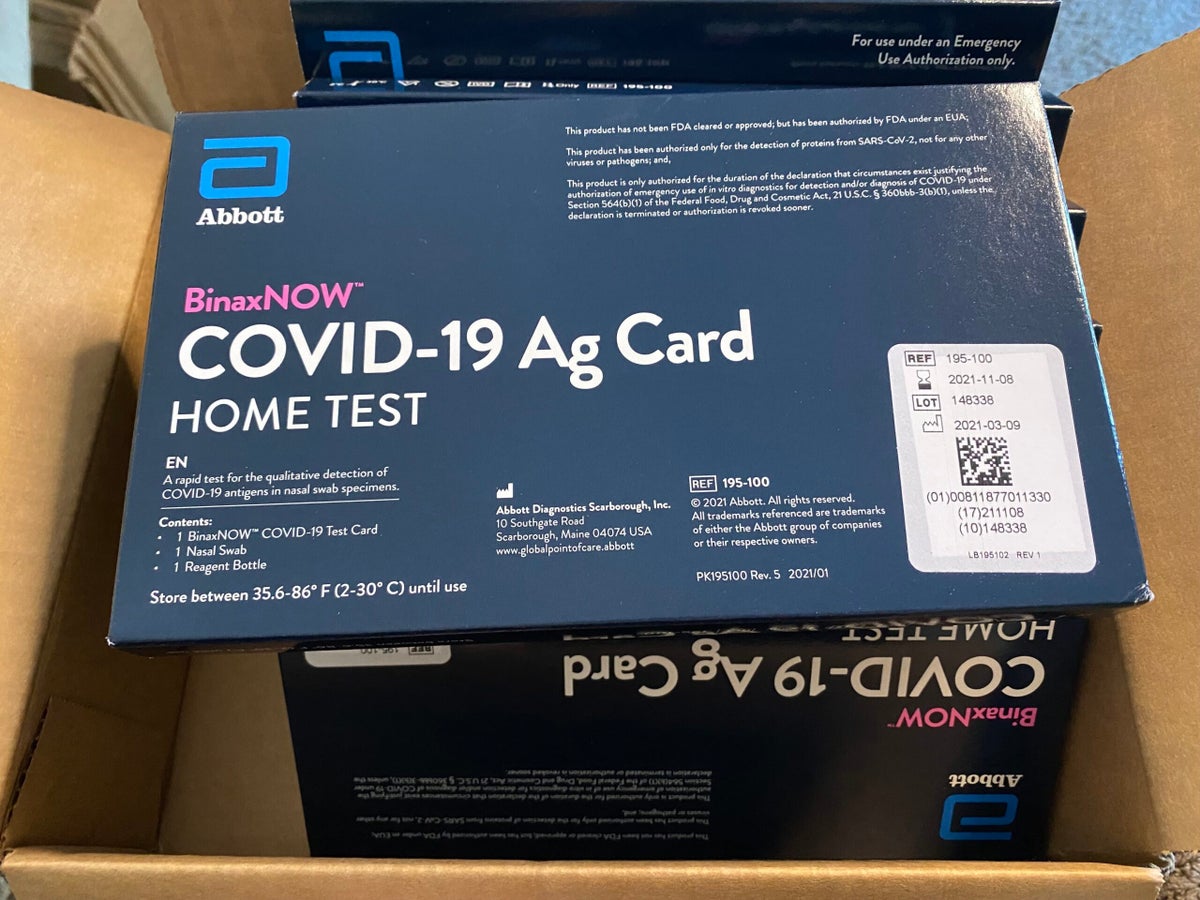 FDA extends expiration window for COVID-19 travel tests - The Points Guy