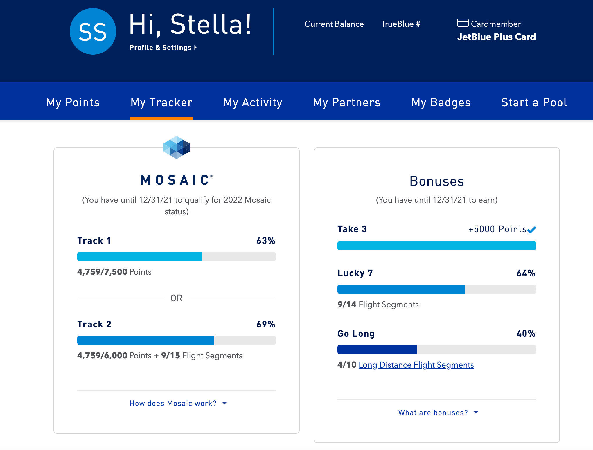 Check your account JetBlue Mosaic fasttrack offer finally posting