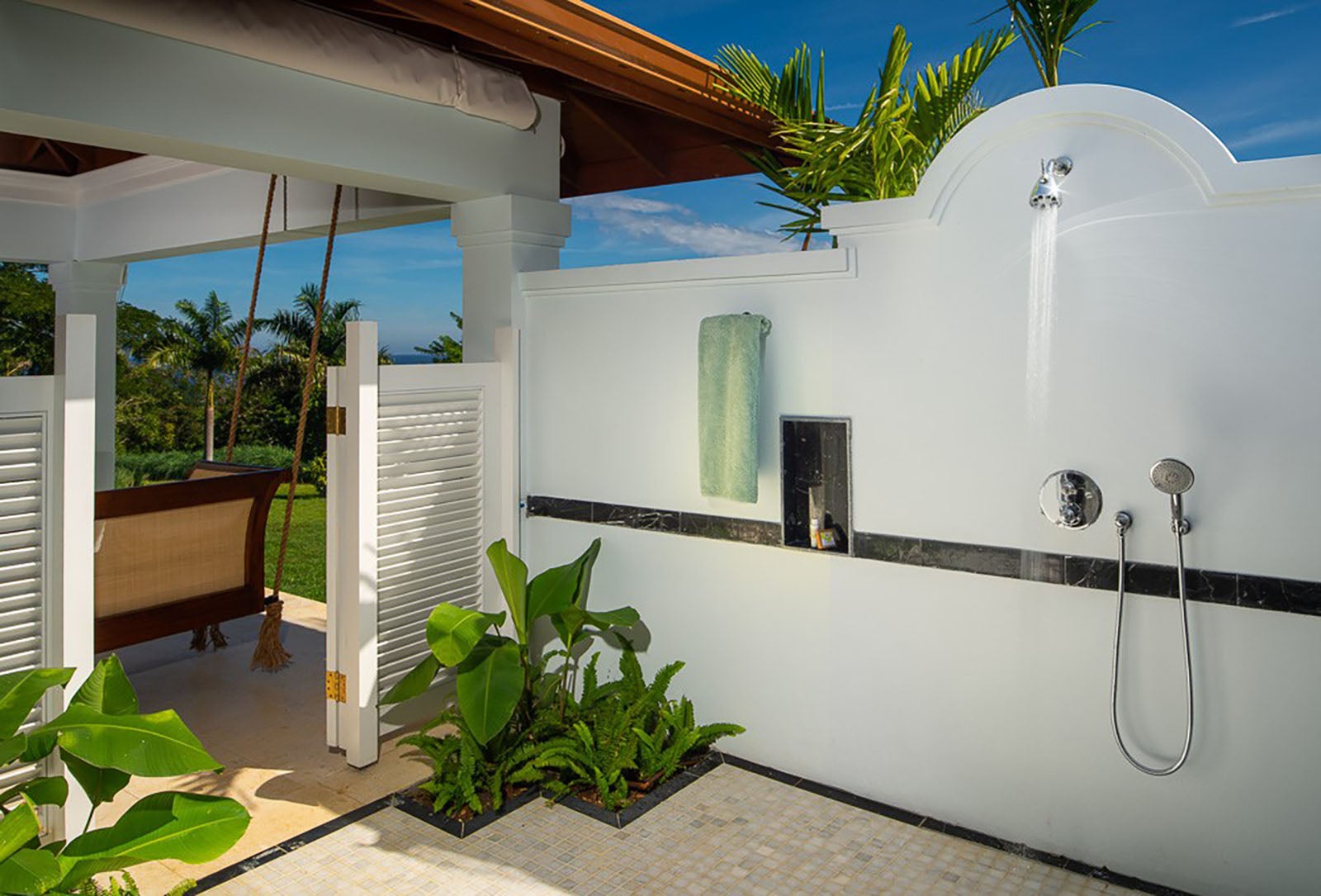 Tryall Club outdoor shower