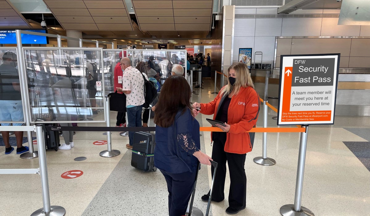 Fast Pass at Dallas-Fort Worth International Airport