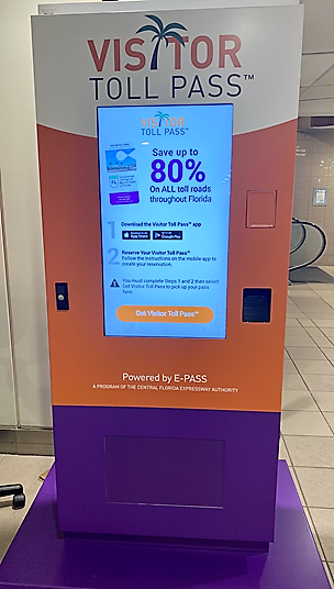 Visitor Toll Pass program at Orlando International Airport