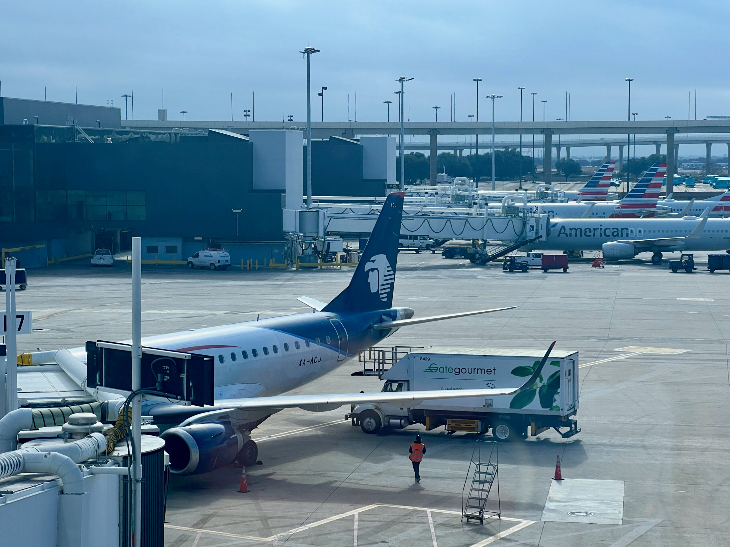 Aeromexico Connect E190 at the gate in Dallas