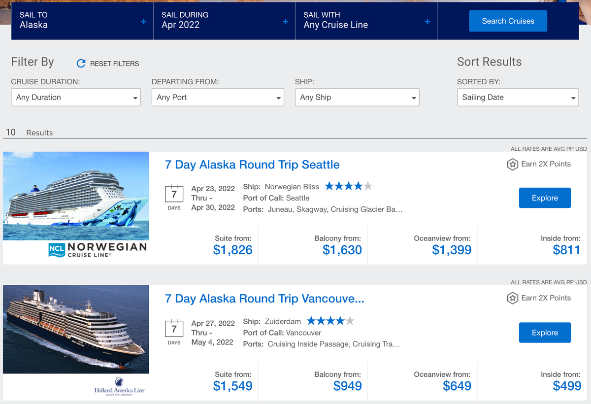 How to book a cruise using points and miles The Points Guy