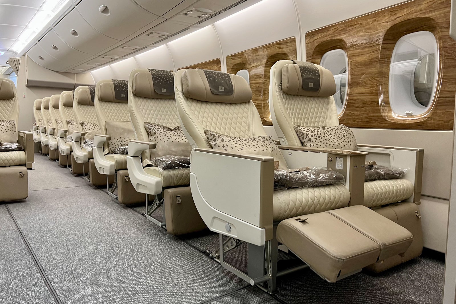 Review Emirates' new premium economy cabin on the Airbus A380 The