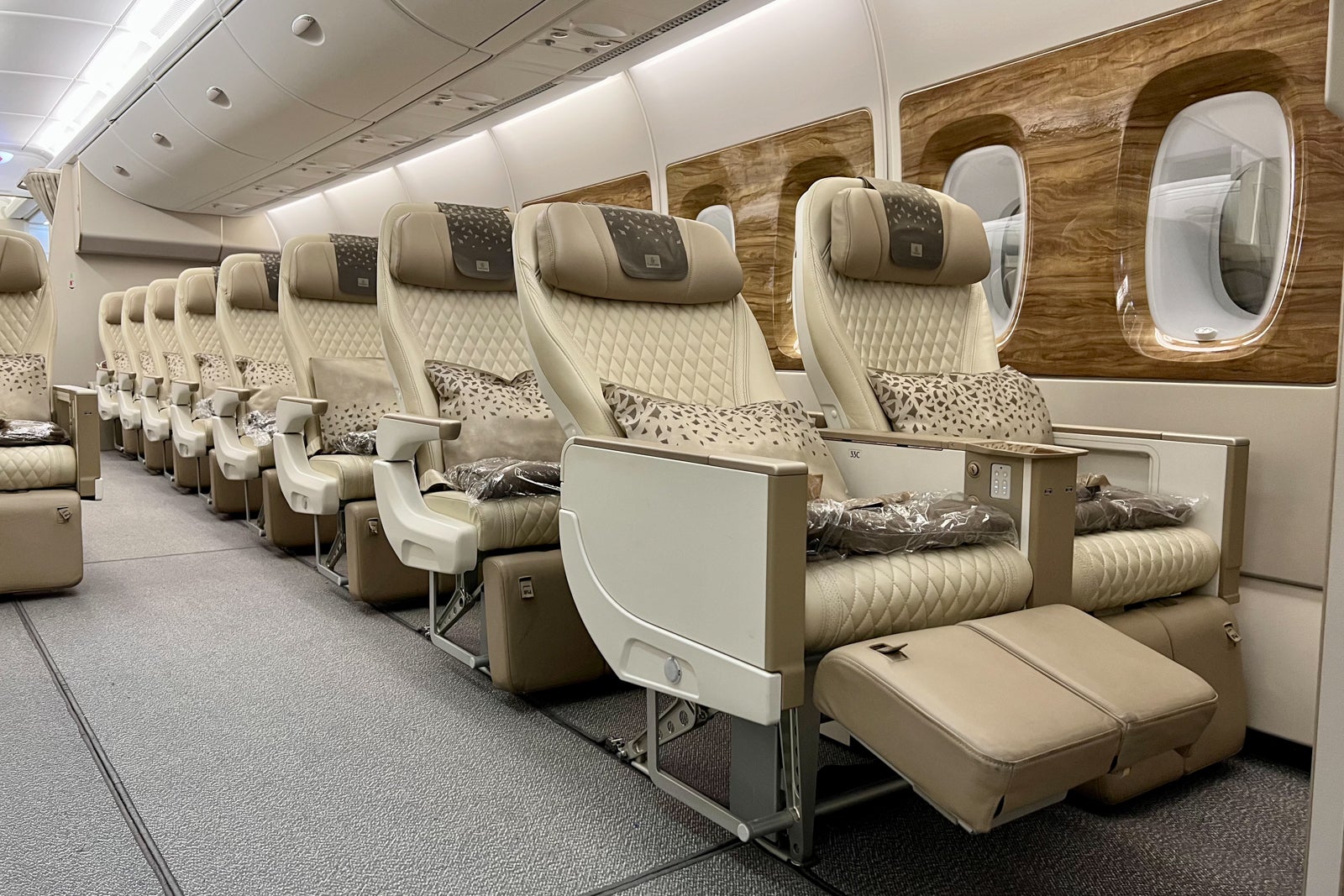 Inside emirates’ new a380 premium-economy cabin