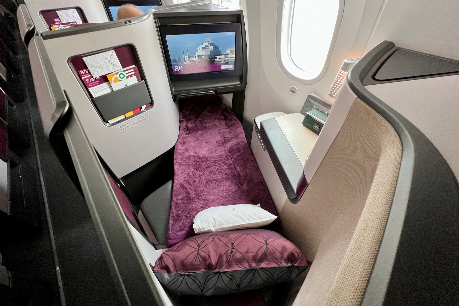 Relativitetsteori Stolthed Mew Mew Review: Qatar Airways' new business class on the Boeing 787-9 Dreamliner -  The Points Guy