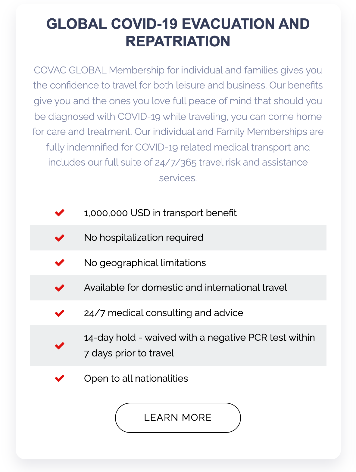 Covac Global Q&A How to get home with this travel insurance membership if you test positive for