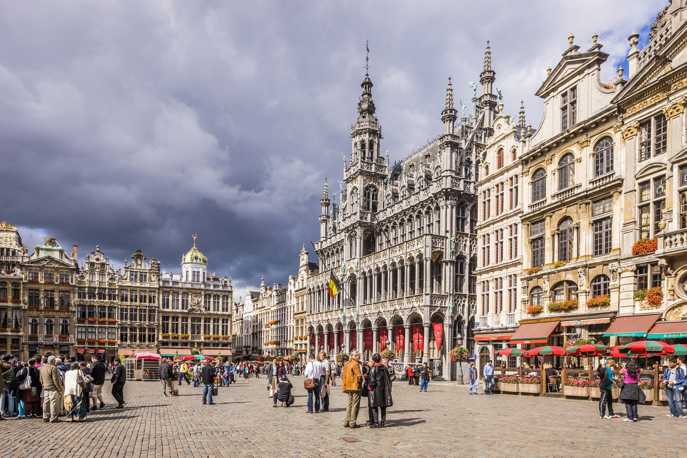 View of the Grand Place in Brussels