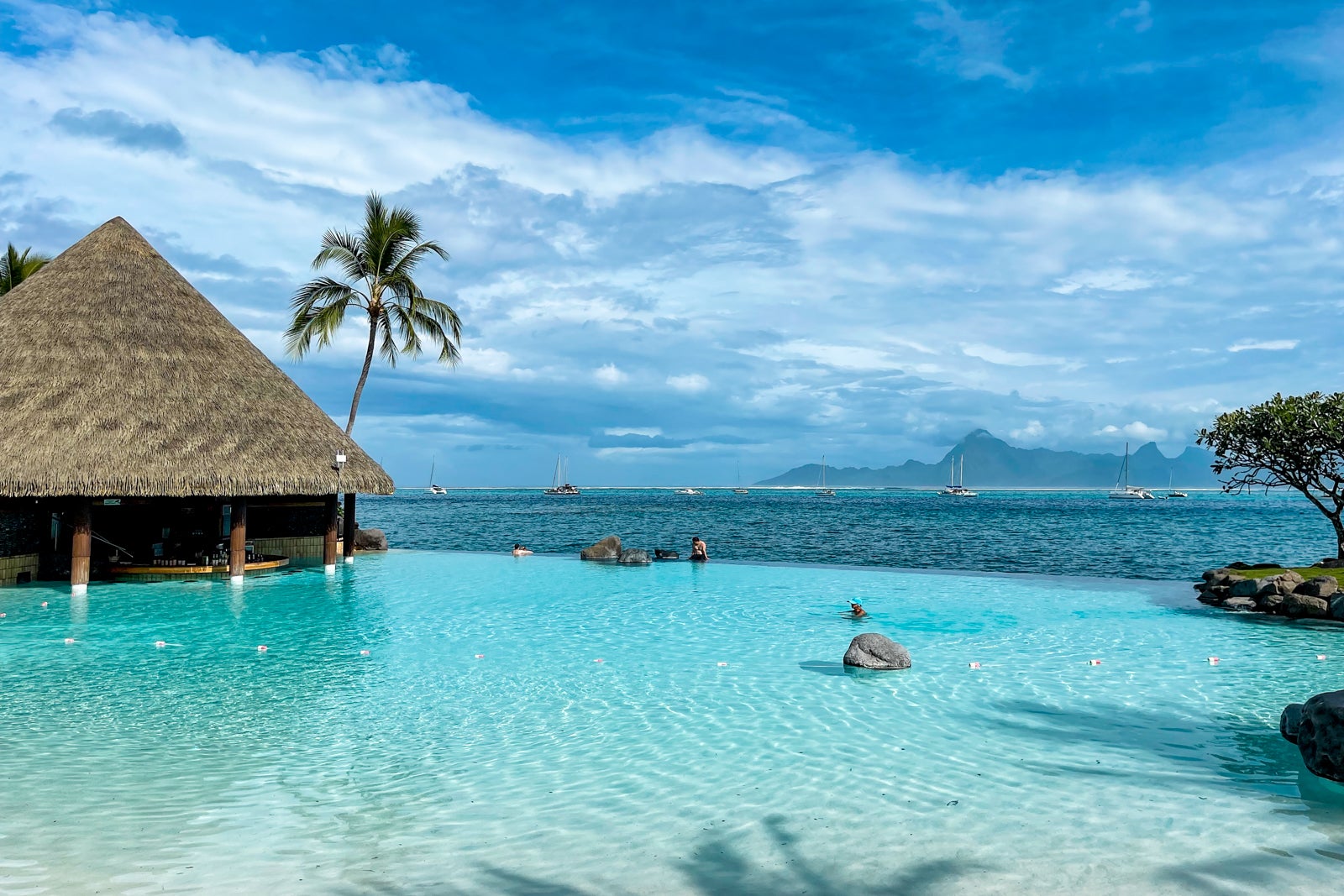 Pool at InterContinental Resort Tahiti