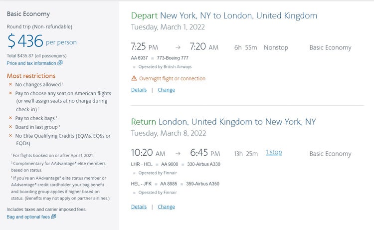 American Airlines puts Europe on sale; Deals start at under $500 - The ...