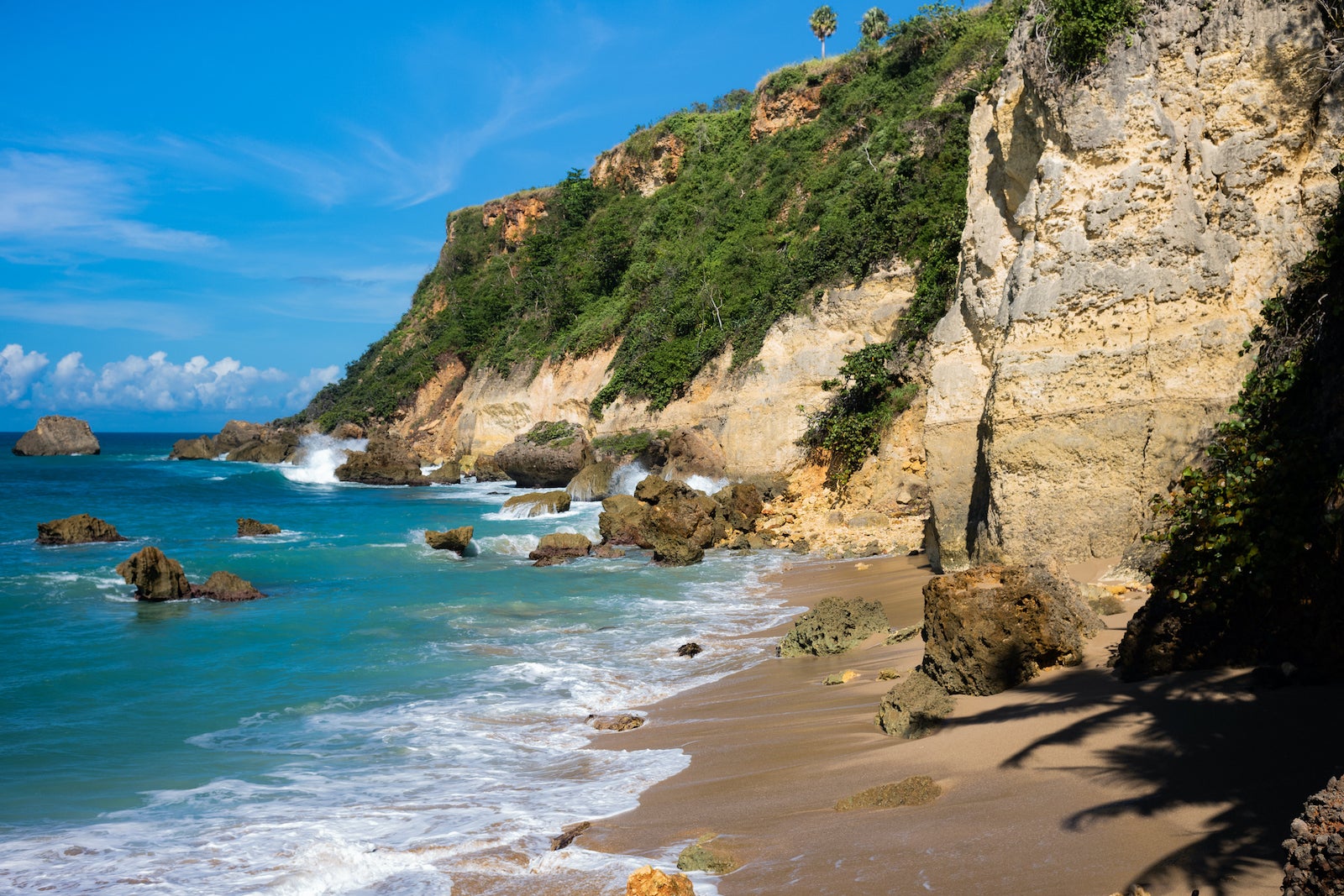 Scenic View Of Sea Against Sky, Aguadilla, Puerto Rico