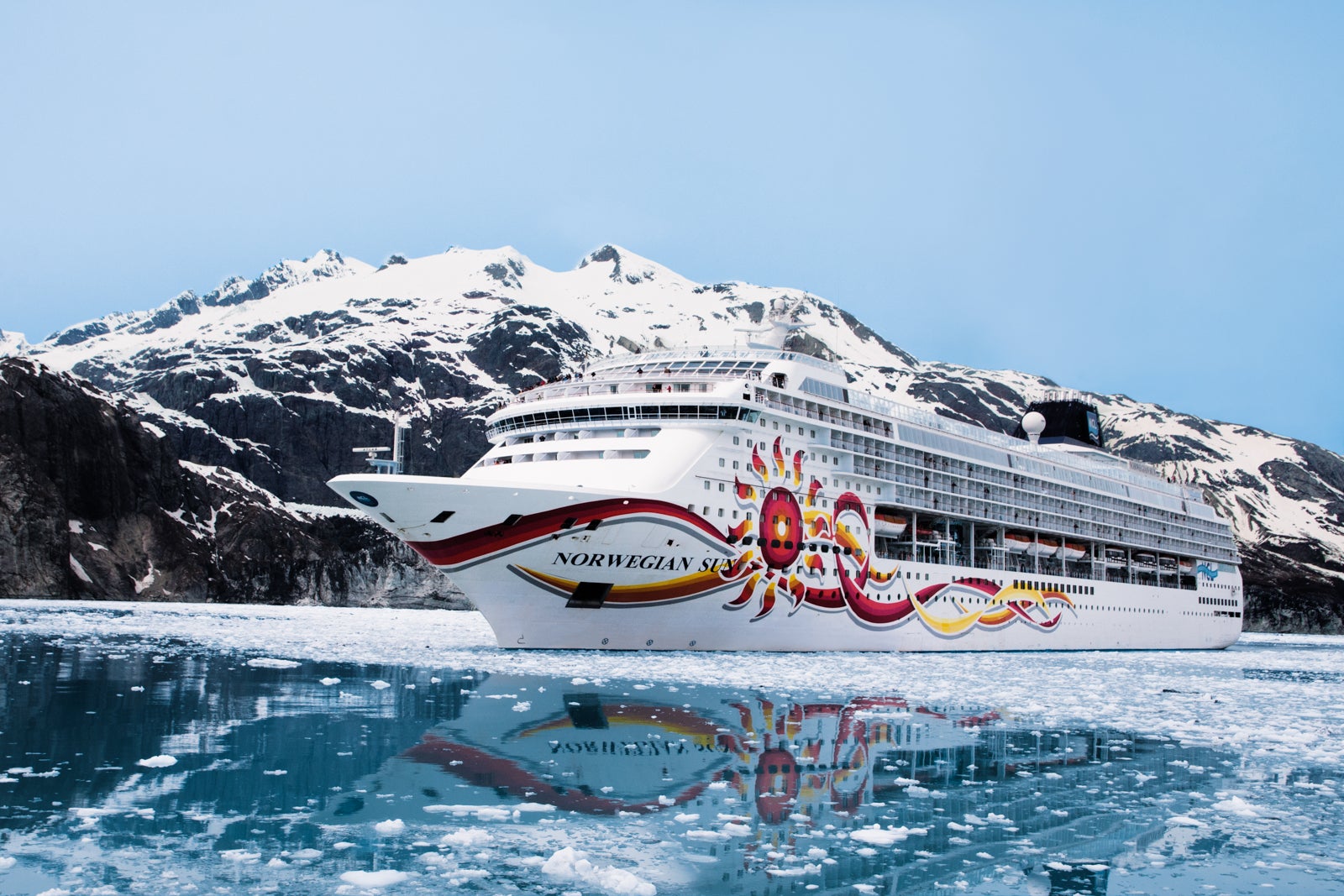 A photo of a Norwegian Cruise Line ship.