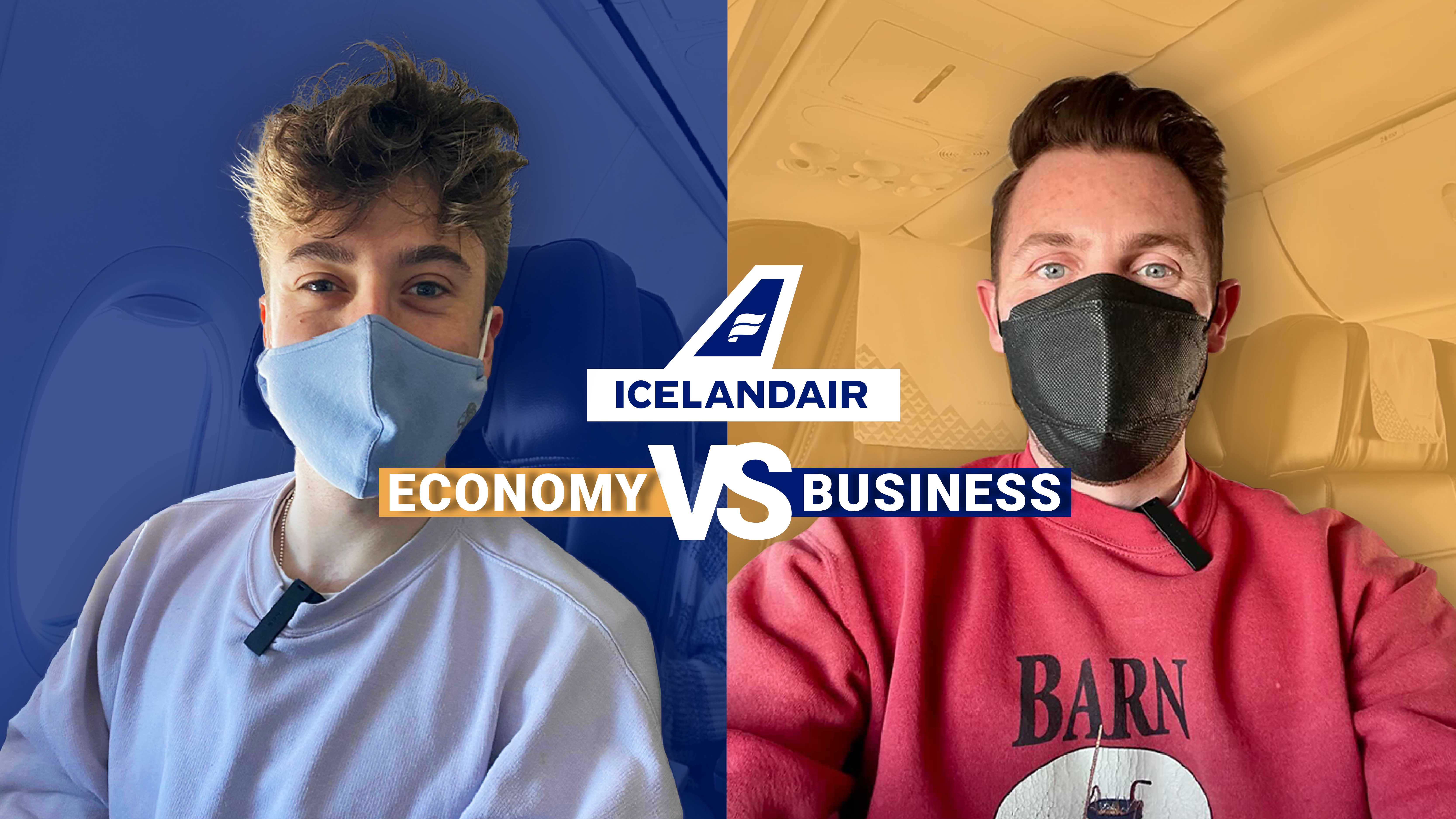 Watch Us Fly Icelandair 2 Different Ways: Business Class Versus Economy ...