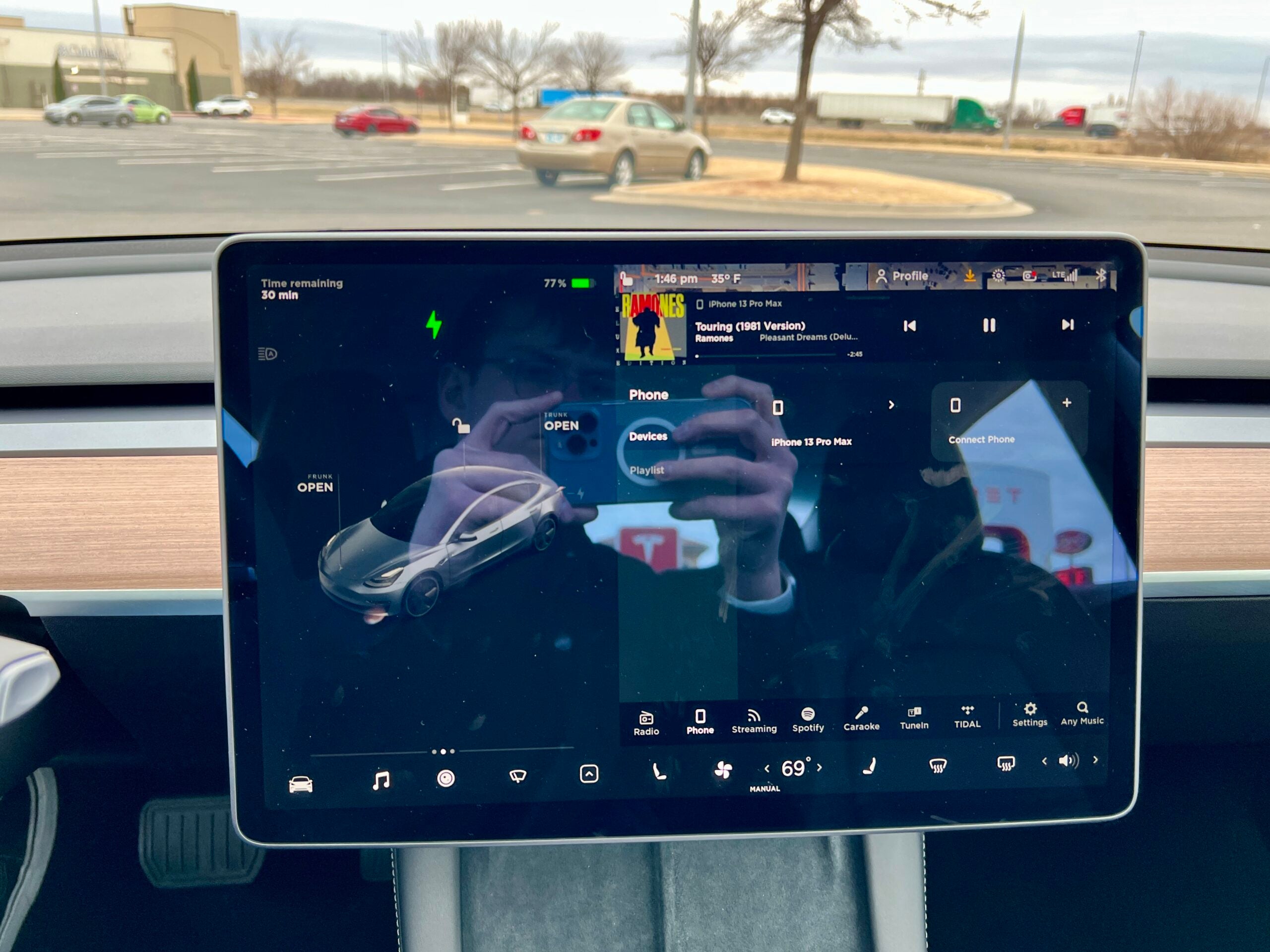 Music on Tesla Model 3