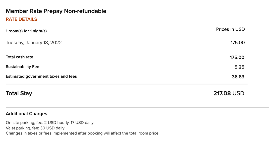 Check your bill Some Marriott hotels are now charging a nightly