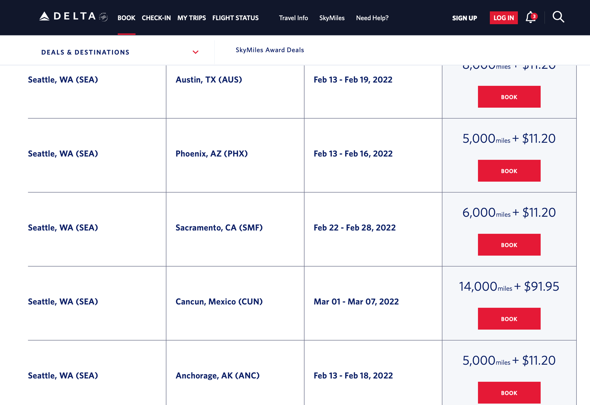 redeem travel credit delta