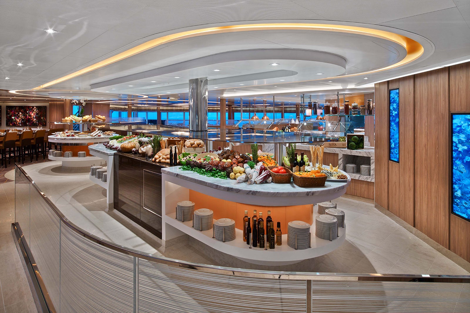 best cruise ship buffet food