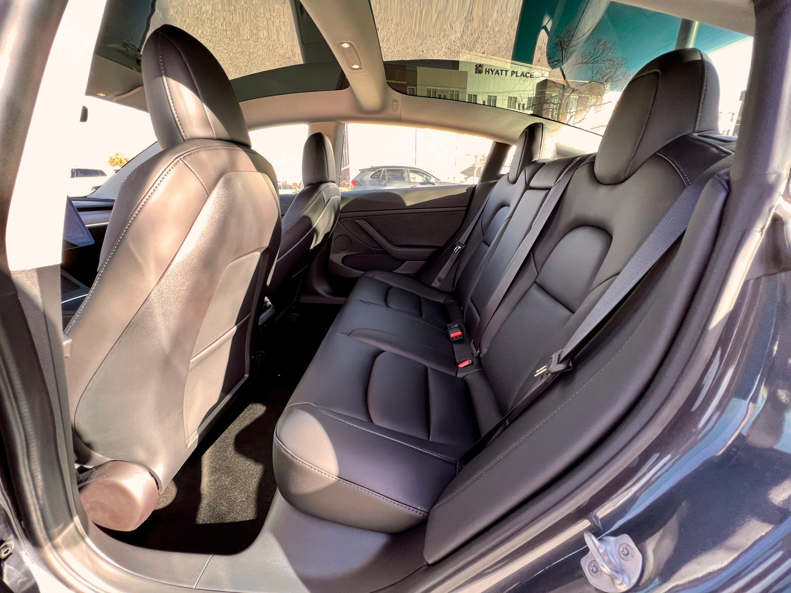 Tesla Model 3 rear seats