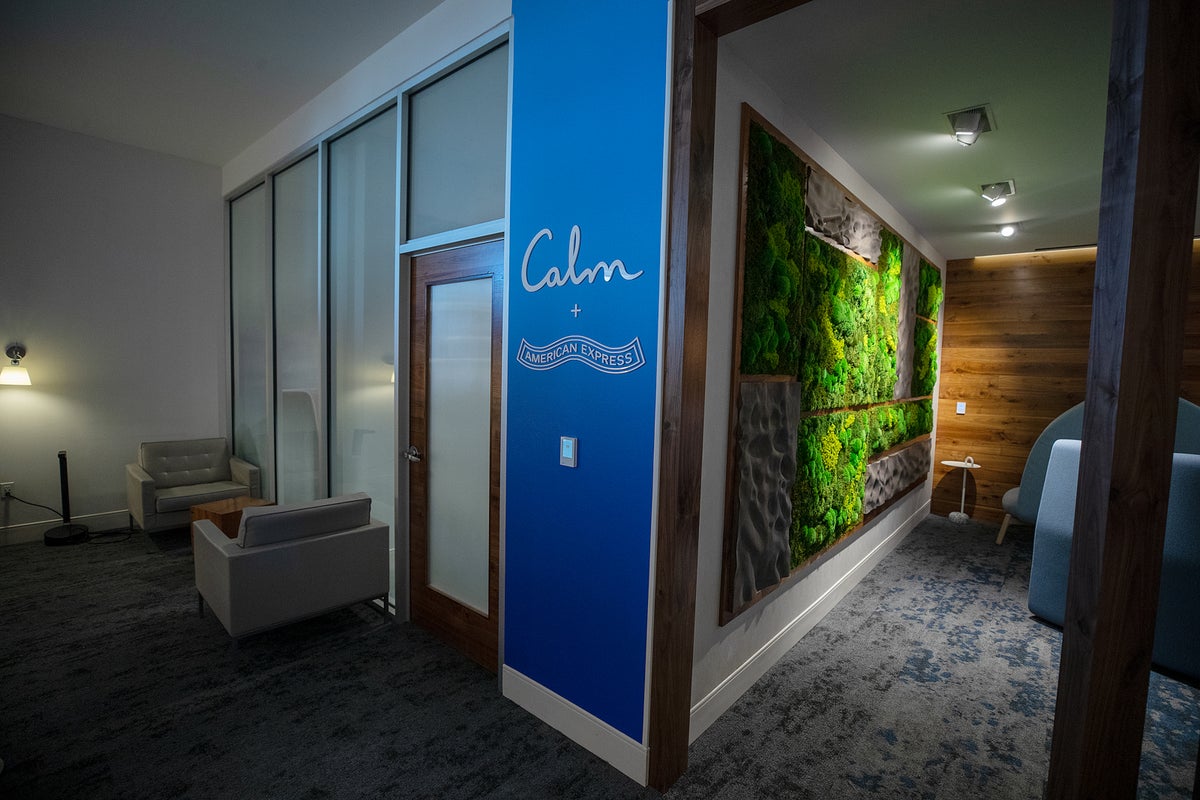 Amex opens new wellness area in the Houston Centurion Lounge The