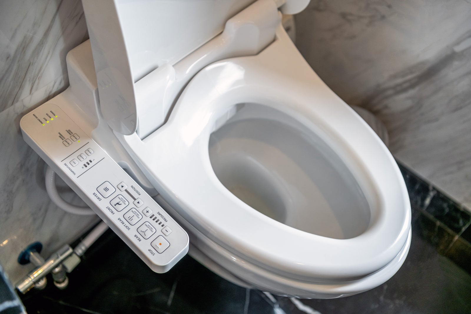 Smart,Toilet,Seat,Cover,Close-up,In,The,Restroom