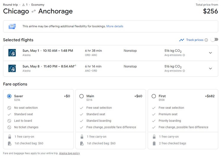 Deal alert Roundtrip flights to Alaska from 180 The Points Guy