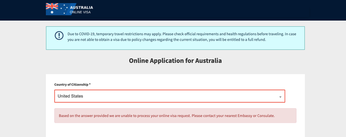 australia tourist visa vaccination requirements