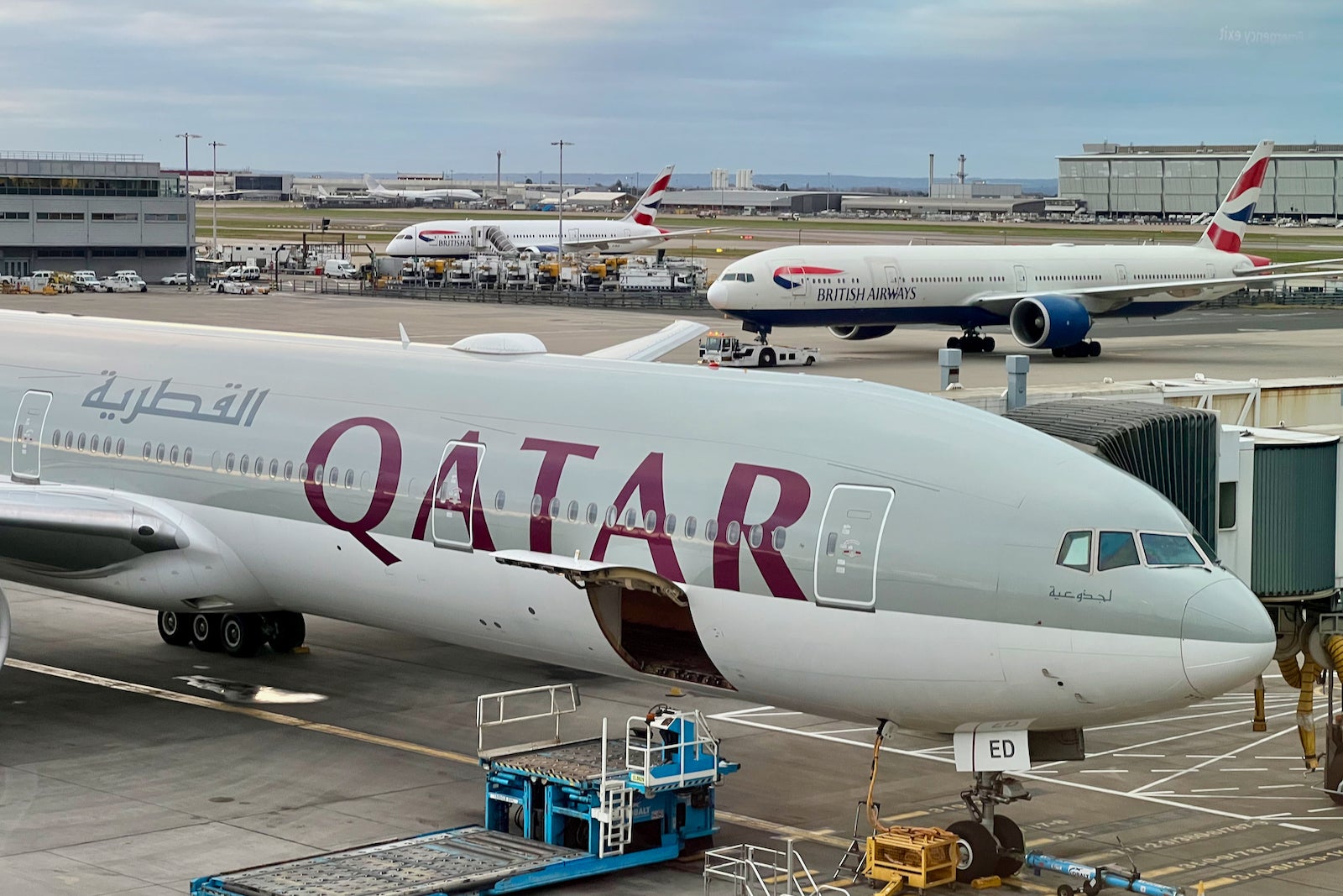 British Airways Qatar London Heathrow LHR