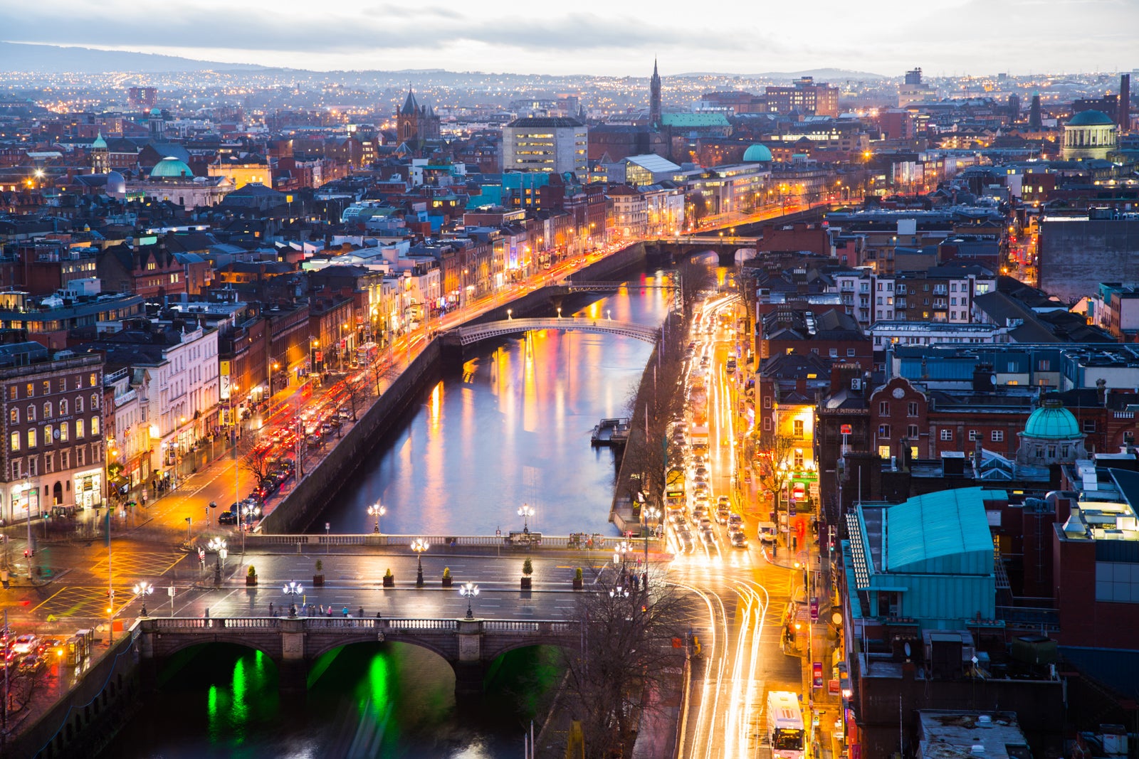 A view of Dublin, Ireland