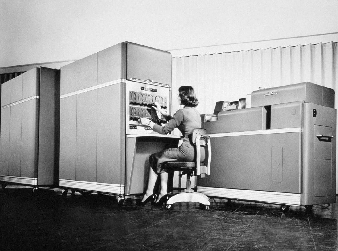 Photo of a 1950s DATA PROCESSOR