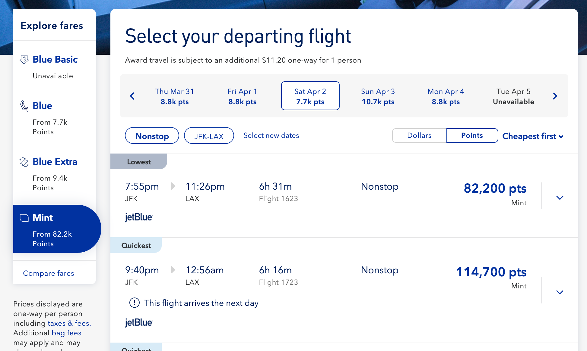 You can now book JetBlue Mint to London with Emirates Miles — and it's