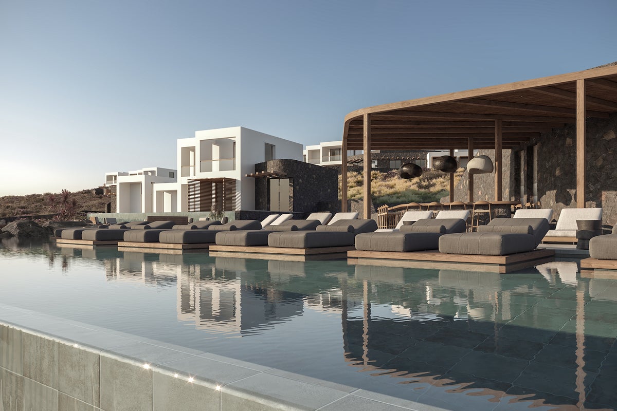 Hyatt just opened a tranquil lava-themed resort on Santorini you can ...