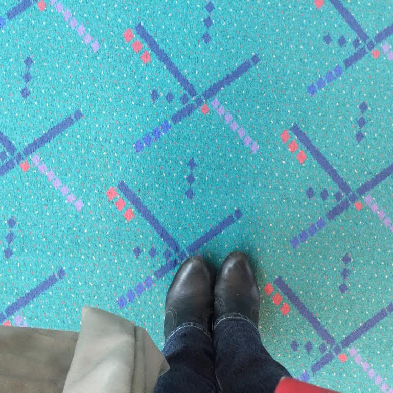 PDX Airport Carpet Design Elite Premium Cotton Fabric 